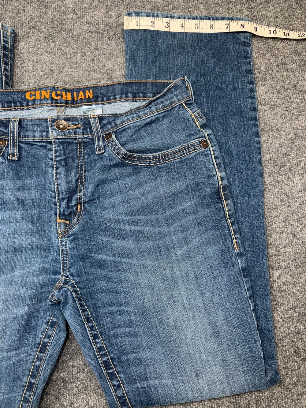 Cinch Men’s Bootcut Jeans in Blue Wash